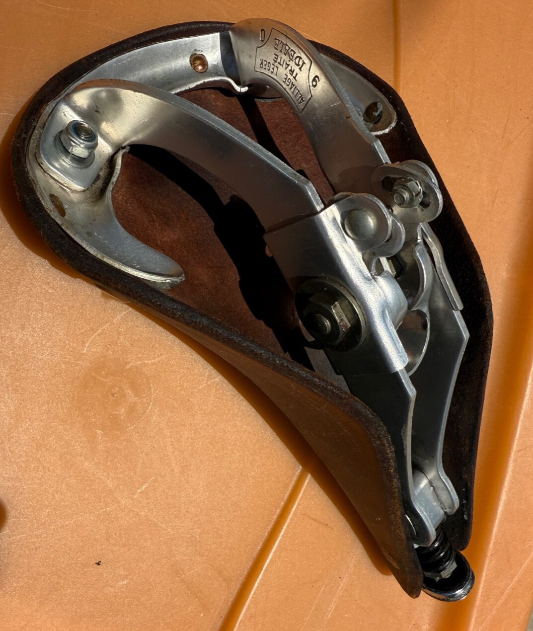 Ideale 90/Aluminum Daniel Rebour Autographed Saddle «special competition» Brown