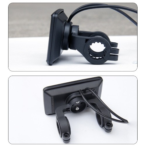 UKC1+ E-Bike Color LCD Display 24V-72V Waterproof SM Plug Speed&Battery Display
