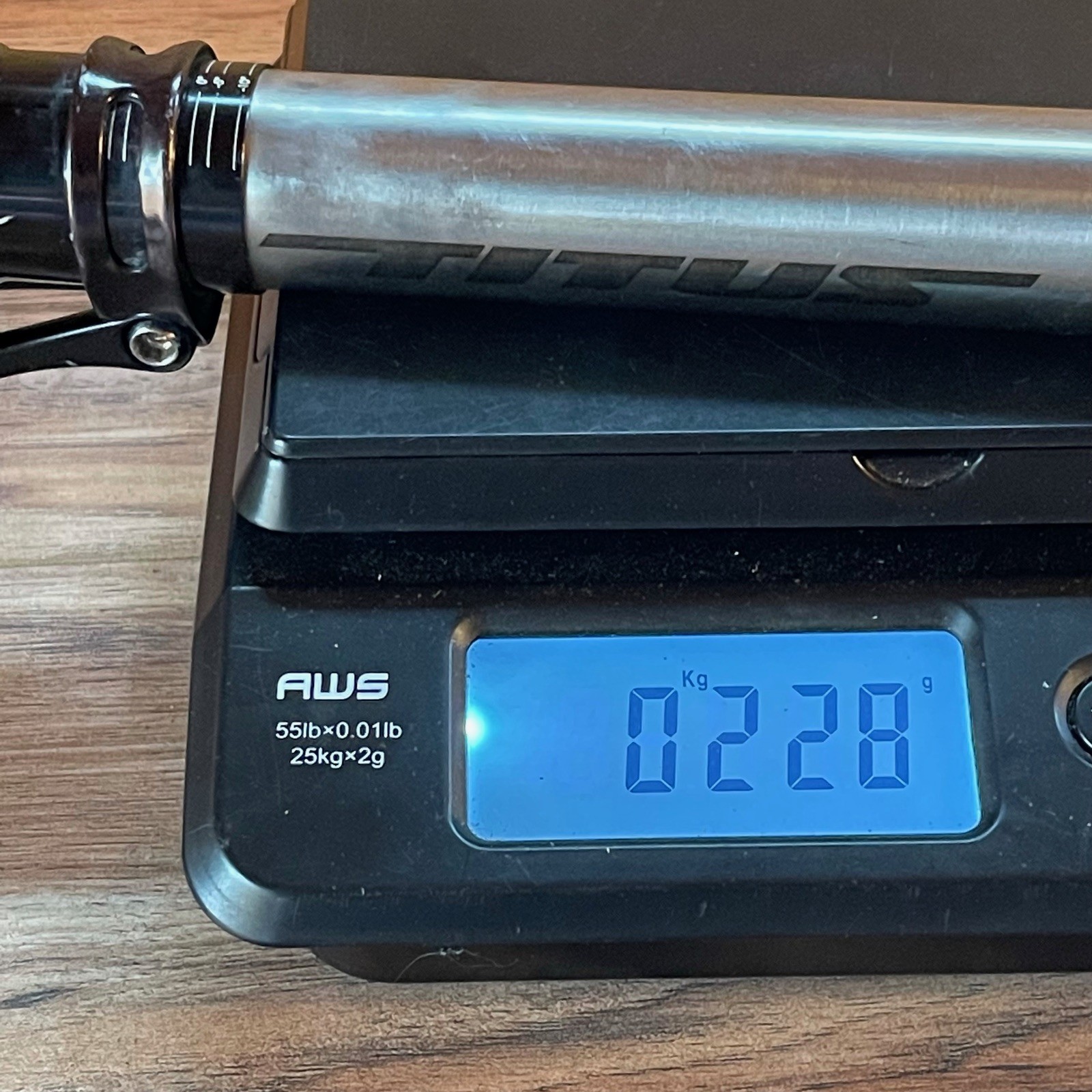 Rare Titus Titanium Seatpost 31.6 400mm Adjustable Offset 228g