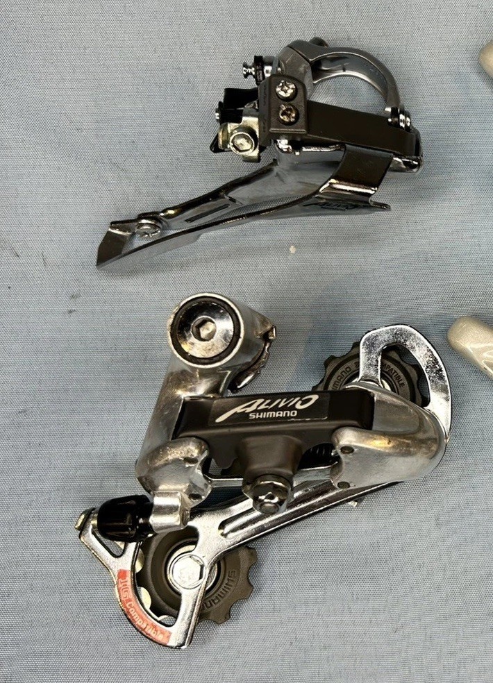 Shimano Alivio Rear and Front Derailleur Set RD-MC12 FD-MC12 MTB Touring Vintage