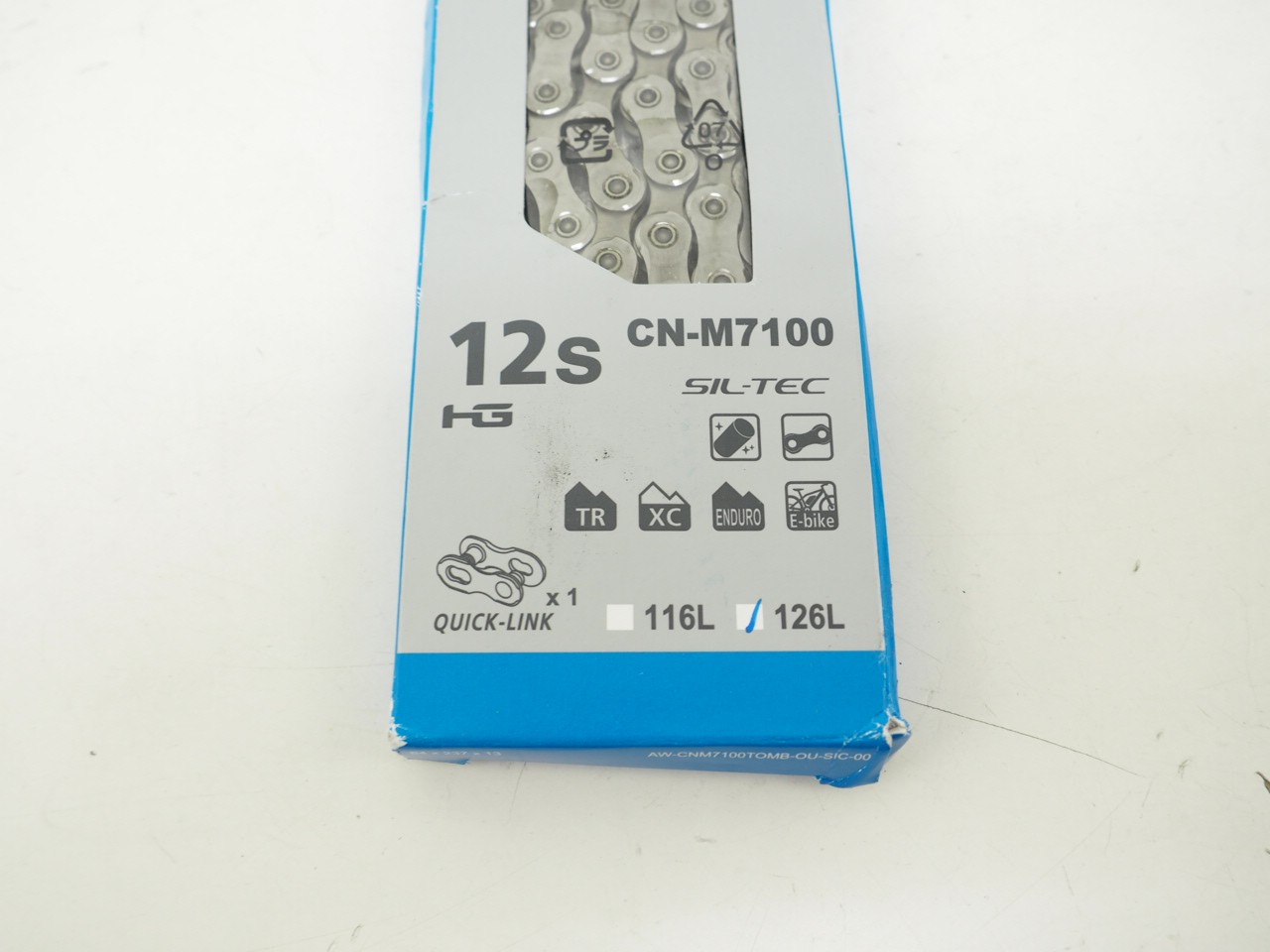 New! Shimano Chain CN-M7100 126 Links 12-Speed MTB E-Bike Chain w/Quick Link