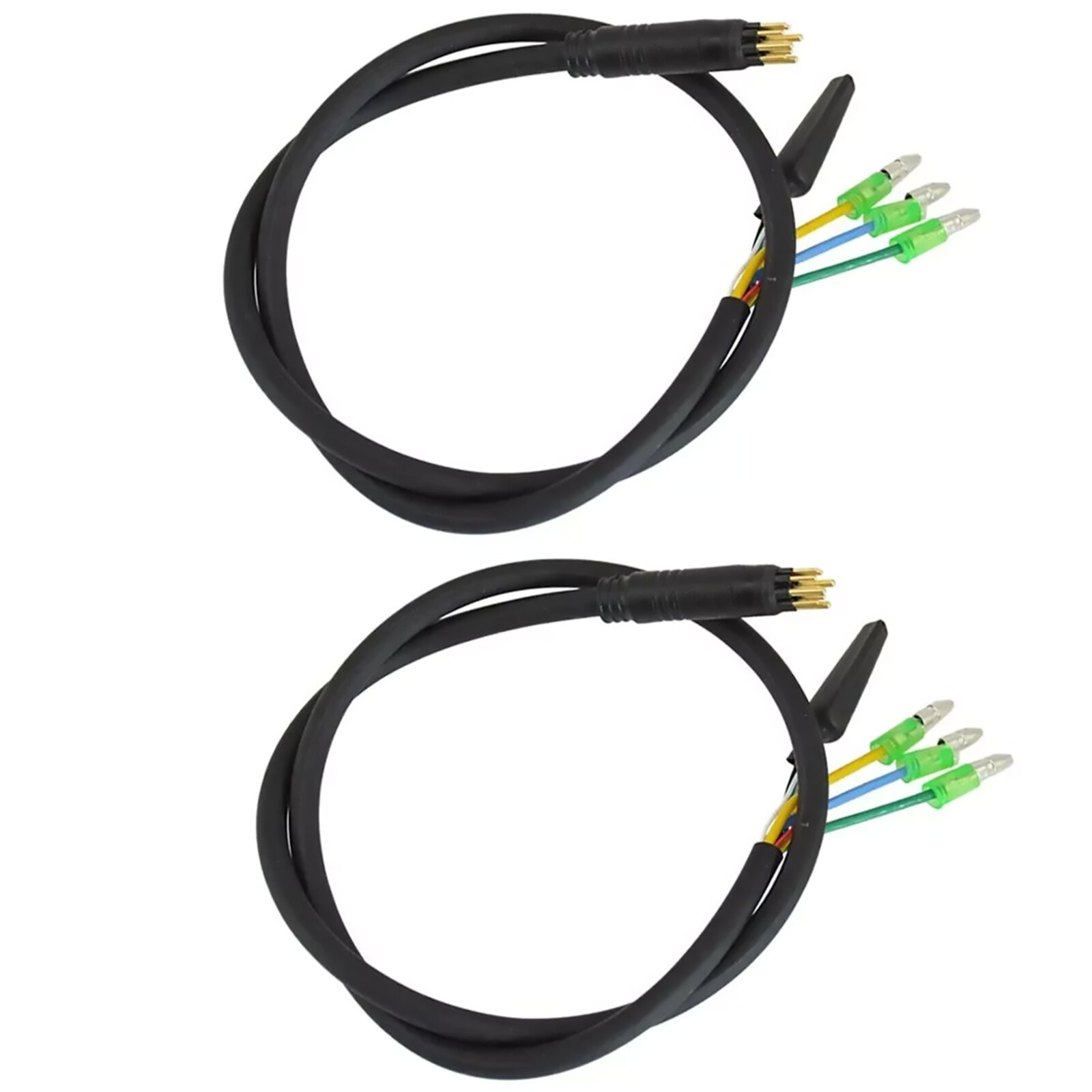 2PC E-bike Motor Extension Cable 9 Pin Male For Front Rear Wheel Hub Motors US