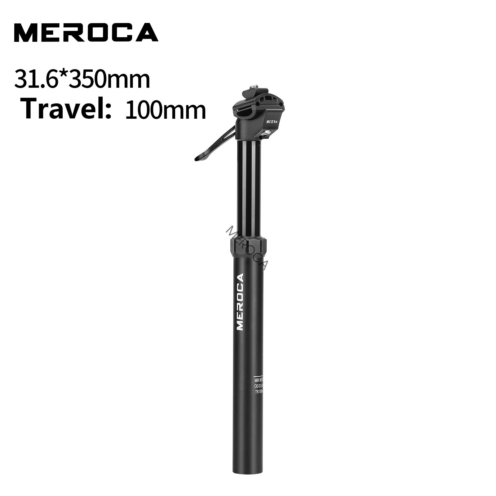 MEROCA Mountain Bike Seatpost MTB Dropper Post 27.2/30.9/31.6mm Seat Post