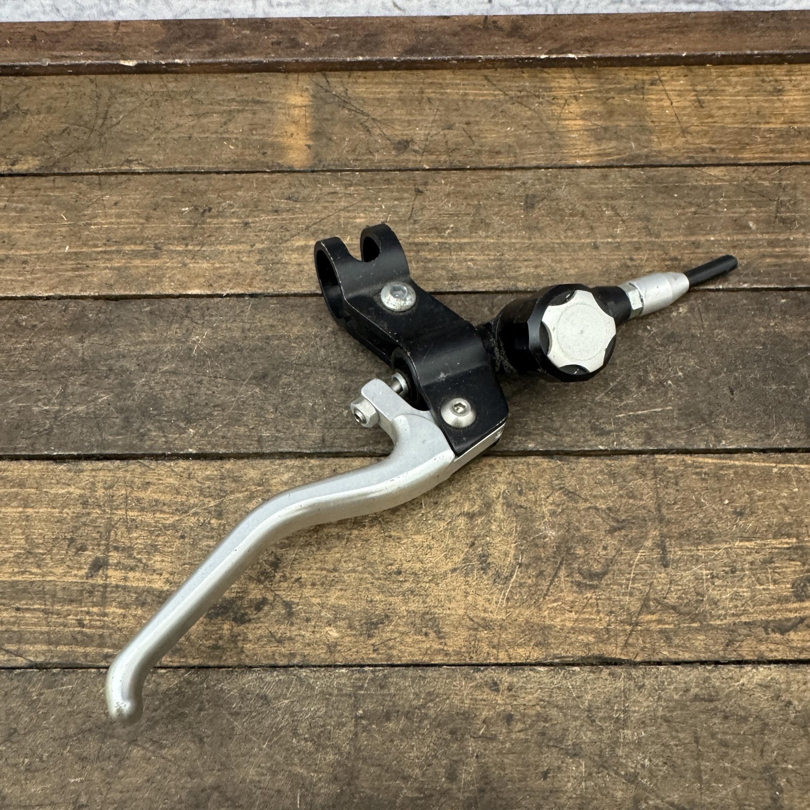 Vintage Hope Hydraulic Rim Brake Lever Black Silver 2-Finger TPA Dial Trials Par