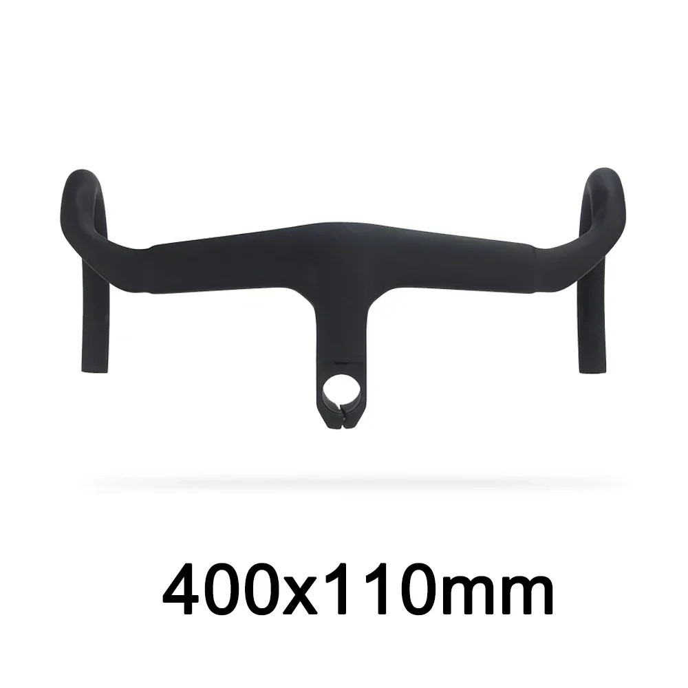 80-110mm Width Road Bicycle Carbon Handlebar Matte Internal Cable Di2 Drop Bar