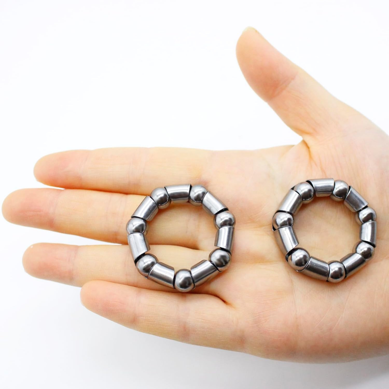 4Pcs Bike Ball Bearing Retainer，Bicycle Ball Bearings, 8Mm X 7 Balls for Bike