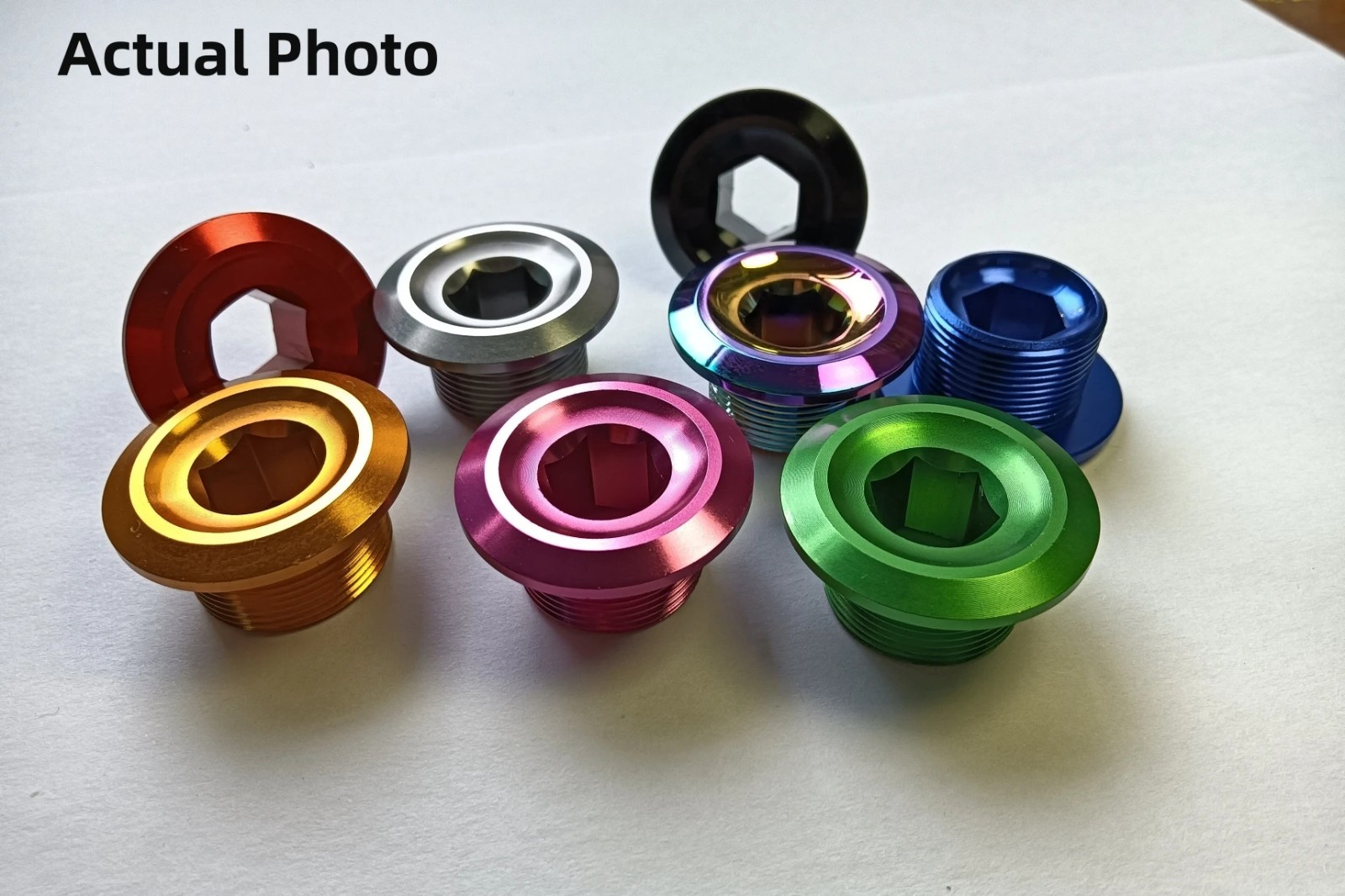 Bike Crank Arm Bolt M18 M19 M20 10mm BB Screw MTB Road Alloy CNC