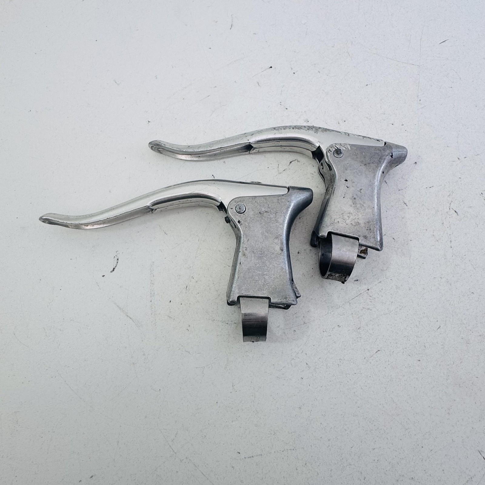 Vintage Gran-Compe Brake Levers Pair 4-Finger Silver Japan Road Bike A81