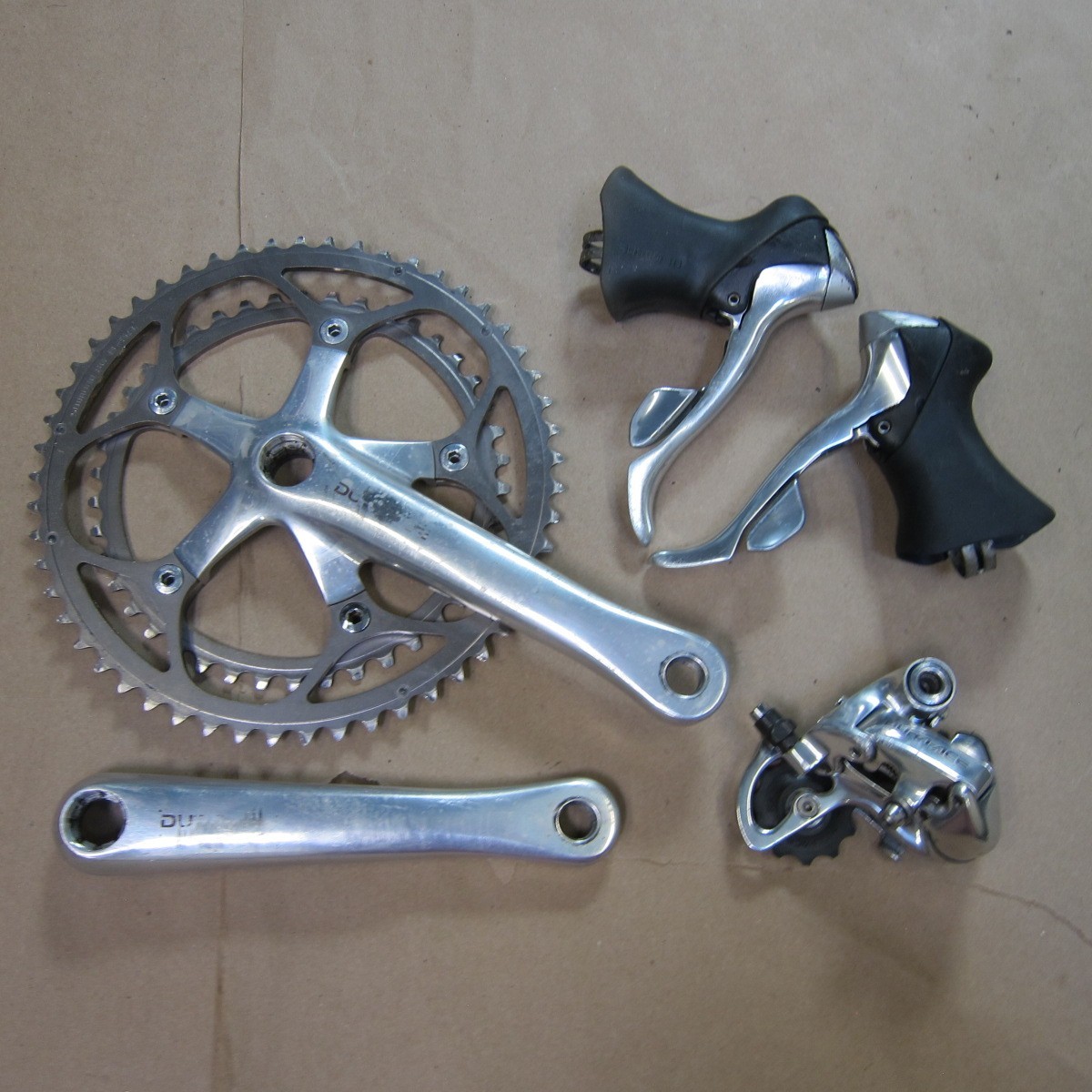 Shimano Dura-Ace 7700 9-Speed Partial Groupset 53/42 175mm Road Vintage