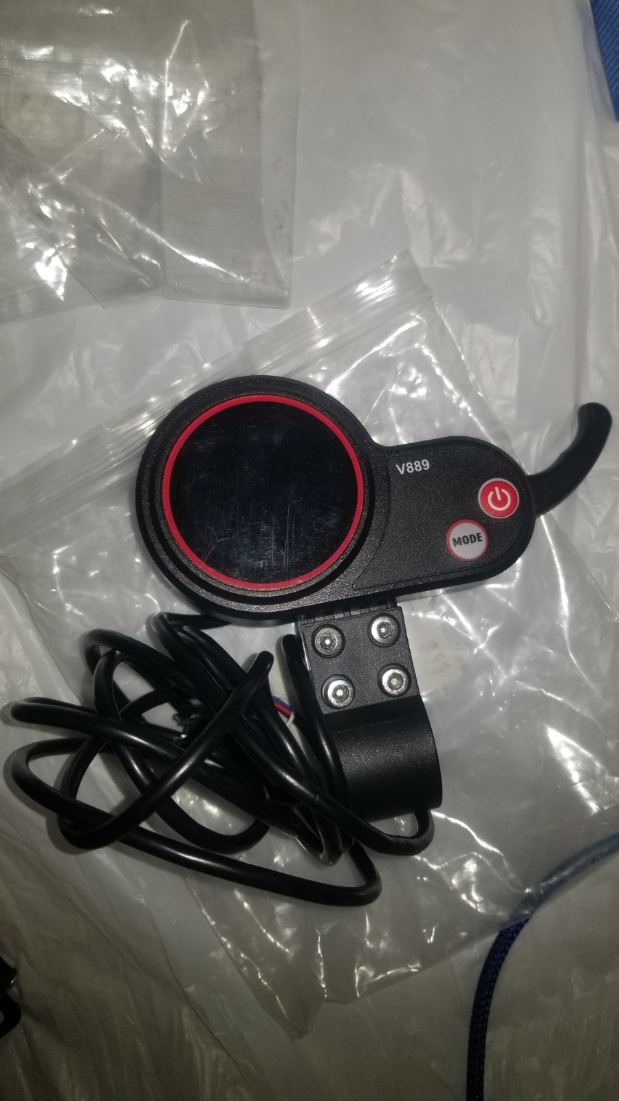 Electric Scooter Ebike 26A/30A Sine Wave Controller with LCD V889 Display for…