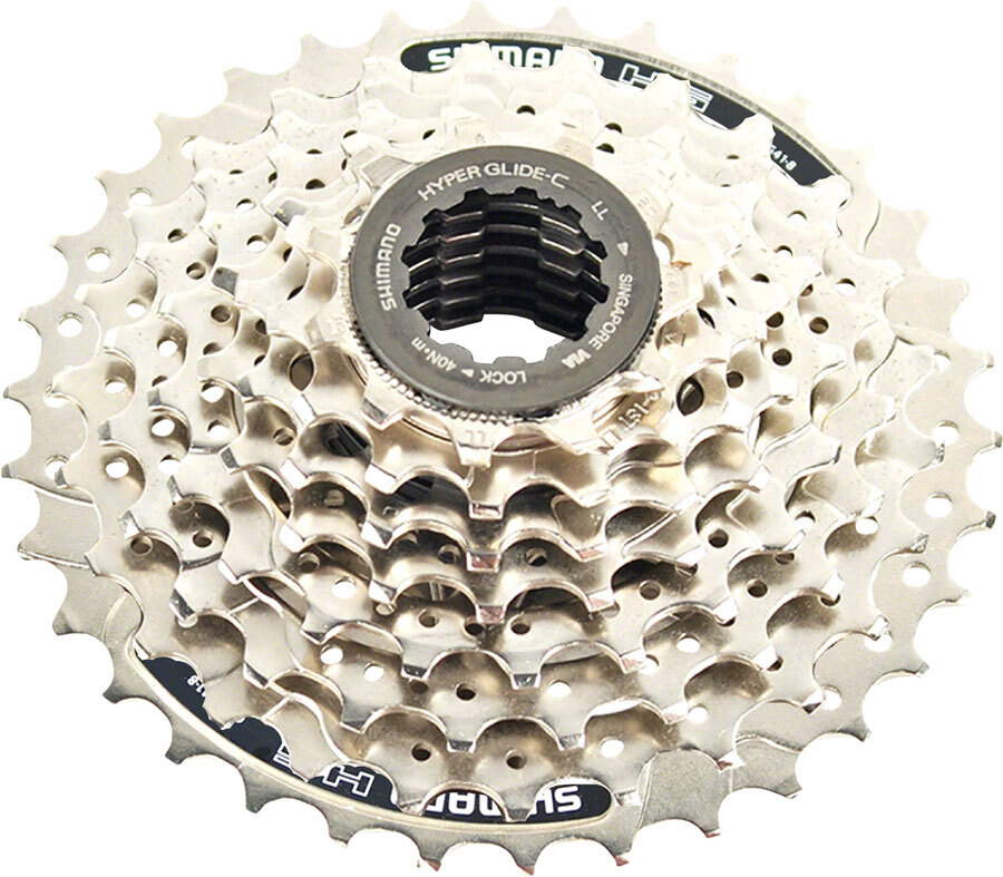 Shimano CS-HG41 Cassette – 8-Speed, 11-30t, Silver