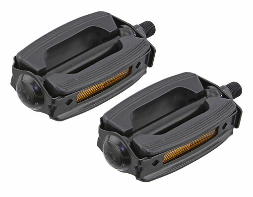 Classic VINTAGE Krate Bow Style Bicycle Pedals 1/2″ All Black