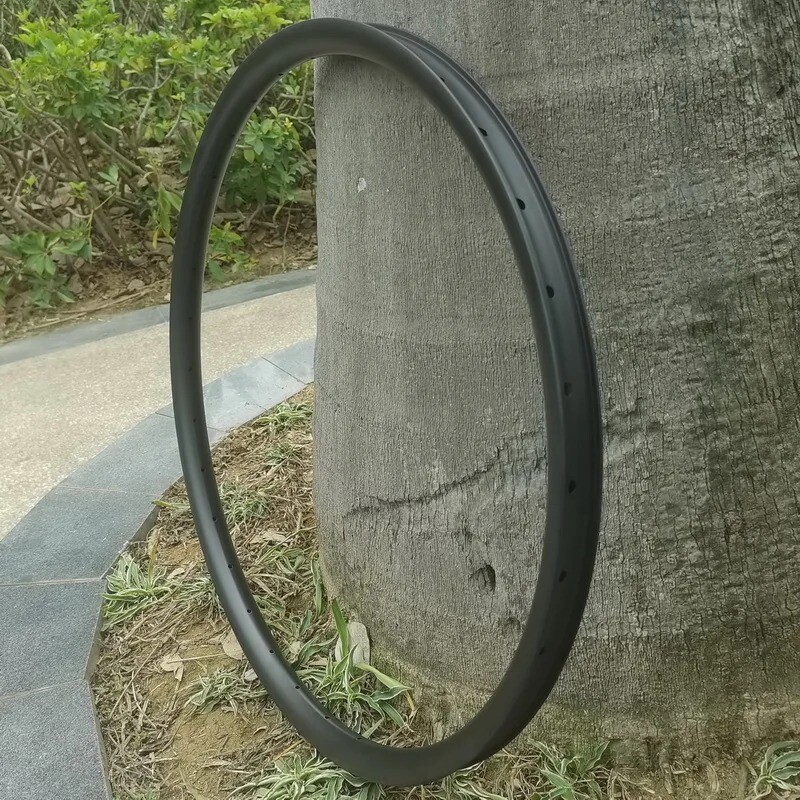 Super Light 29ER MTB Bicycle Carbon Rims Asymmetrical Tubeless Wheels 35x25mm