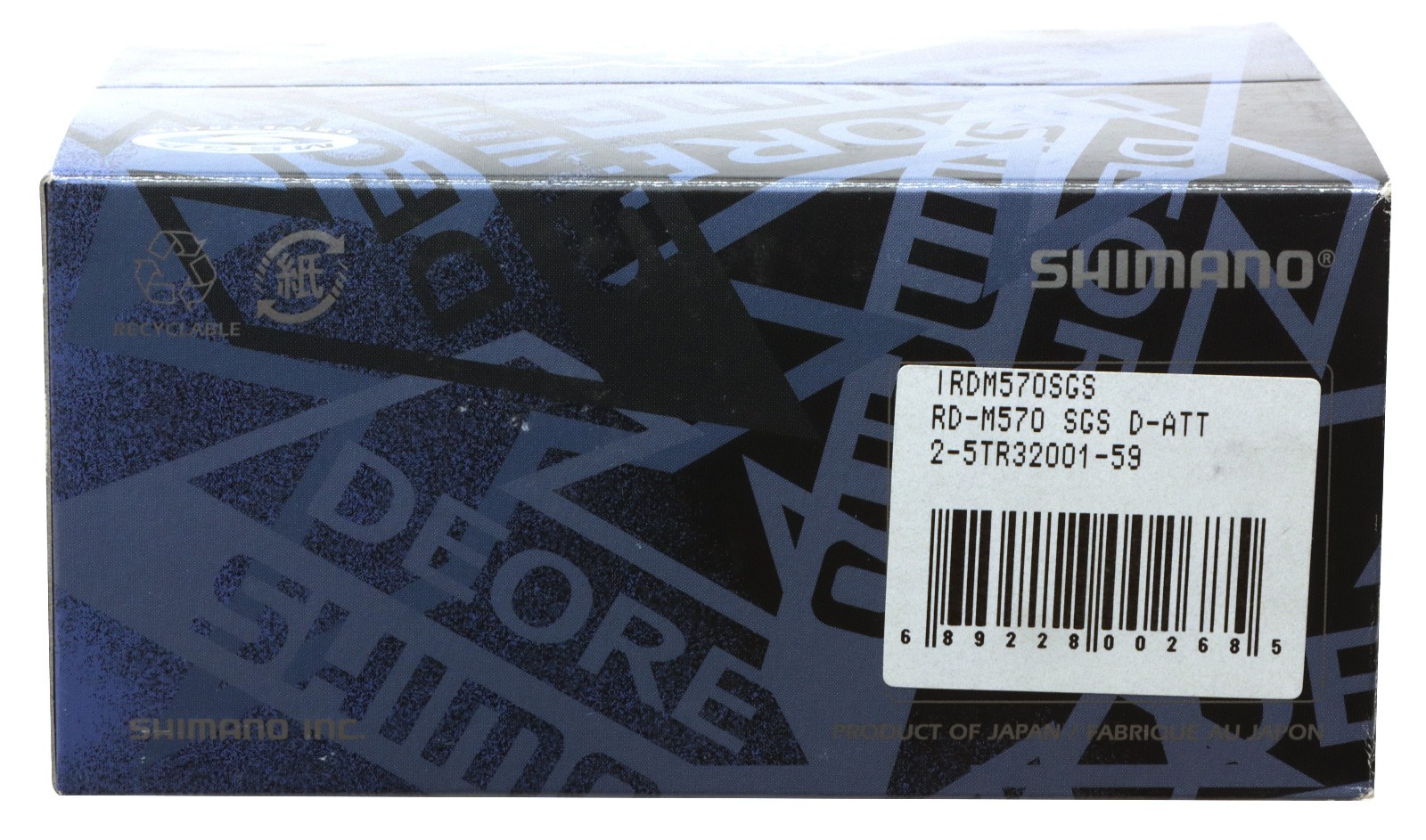Shimano Deore LX RD-M750 SGS Rear Derailleur 9s Long Cage NOS NEW