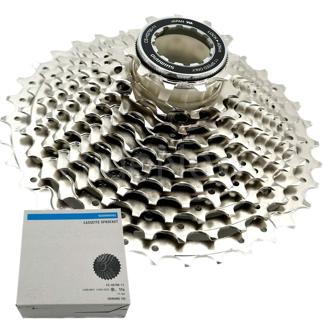 Shimano 105 CS-HG700-11 11-34T Cassette + CN-HG601 116L Chain Combo