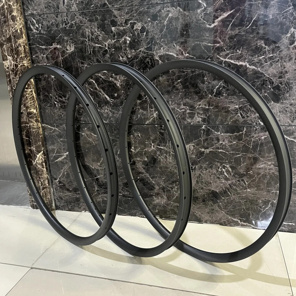 29er Carbon Fiber Rim 25mm Depth 33mm Wide Super Light XC MTB Tubeless Wheels