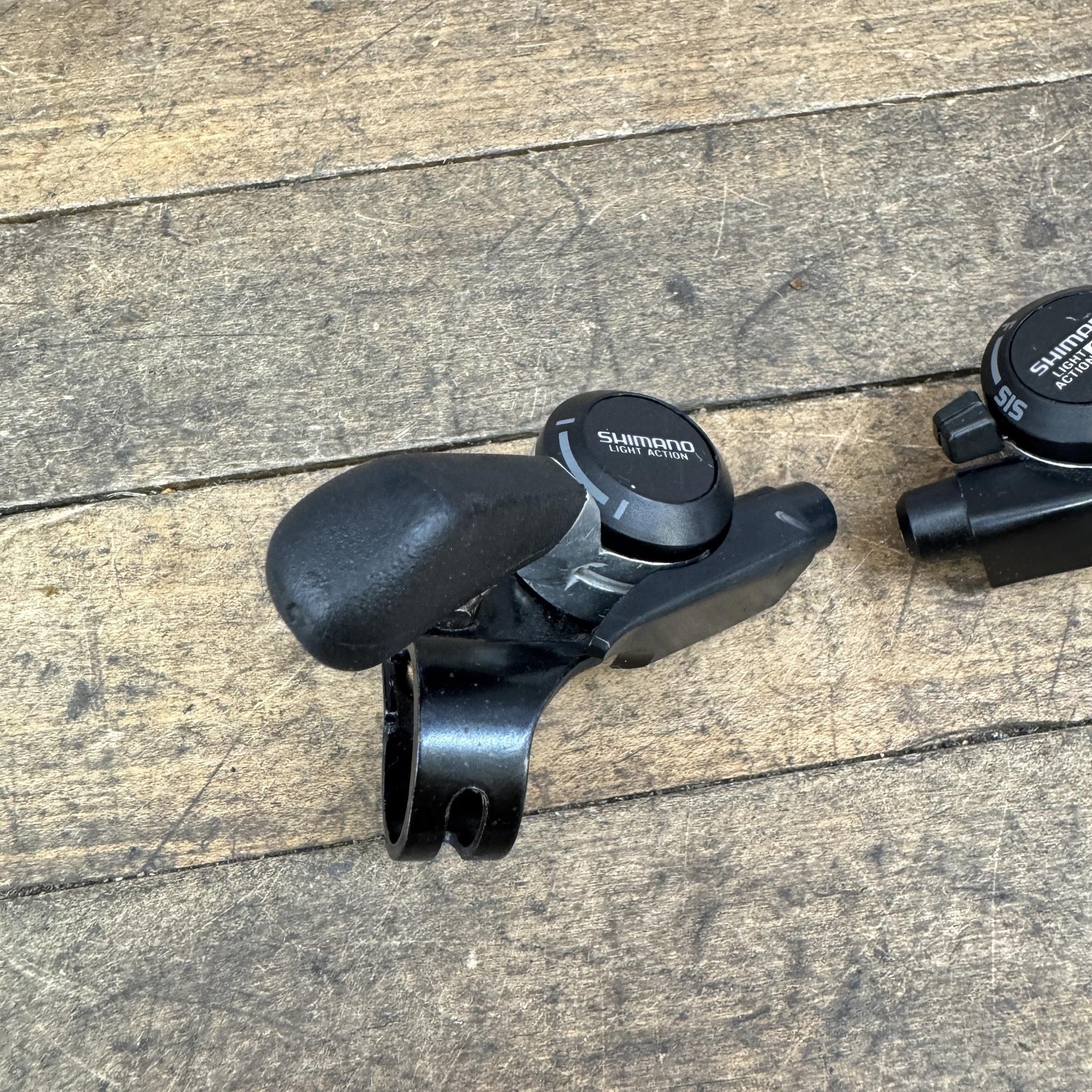 Vintage Shimano SL-MS55 Thumb Shifter Set 6 Speed Light Action SIS MTB Japan