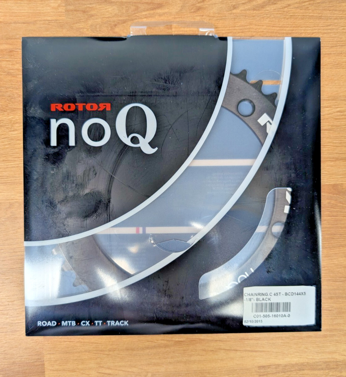Rotor NoQ Track Chainring – 45T – BCD 144×5 – 1/8″ Chain – C01-505-16010A-0
