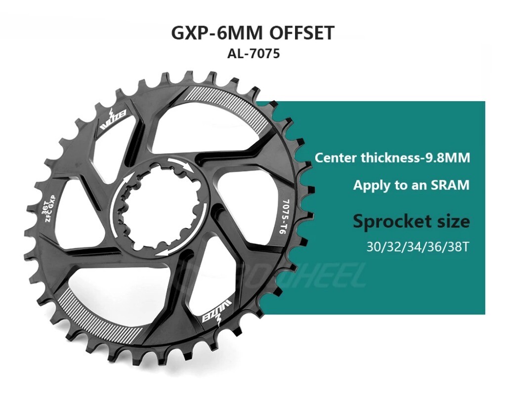 Snow Bike Crankset 170mm 30/32/34/36/38/40/42T with Sprockets Bottom Bracket BB