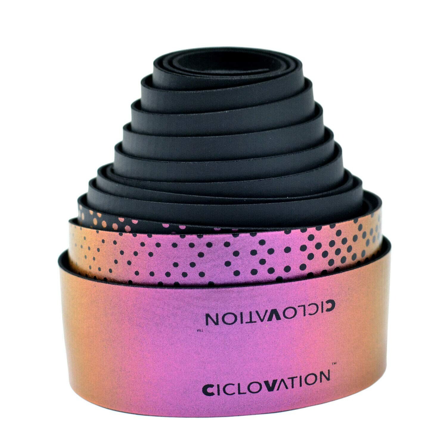 CICLOVATION Premium Leather Touch -Chameleon Bar Tape Handlebar Tape,Phoenix Red