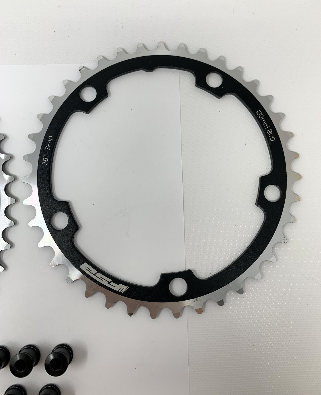FSA Super Road 53/39T 130 BCD Chainrings – Low miles – Excellent