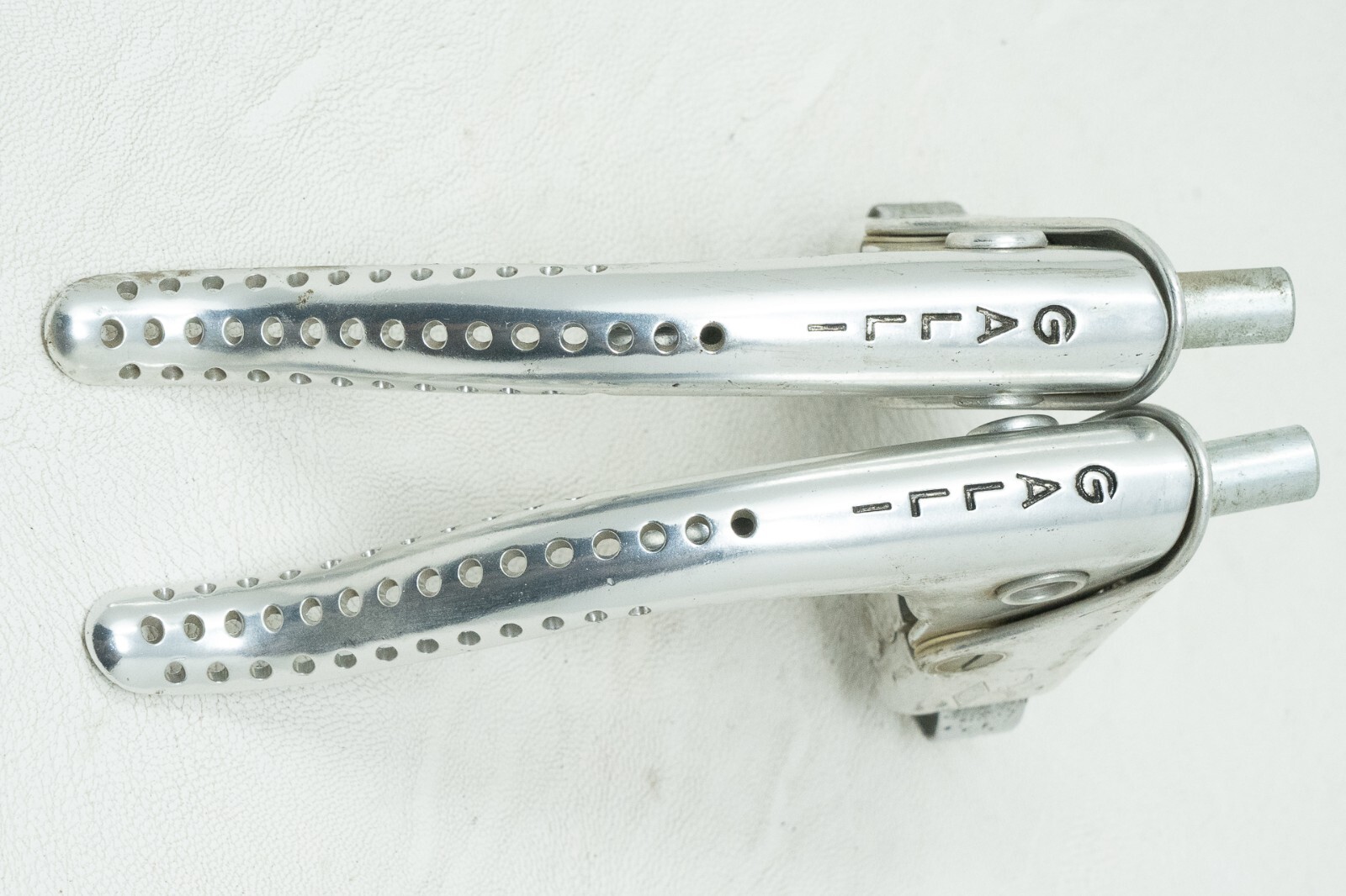 NOS GALLI CRITERIUM BALILLA BRAKE LEVERS VINTAGE ROAD RACING BICYCLE DRILLED