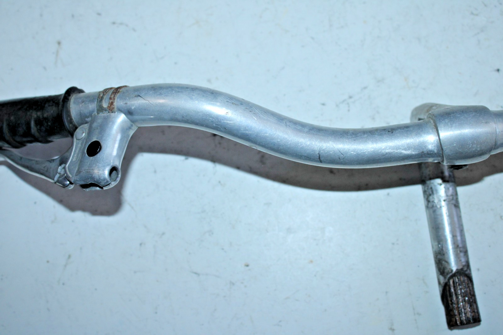 2″ Riser Bar Handlebar 62cm 1″ Qtuill Stem 85mm -17° 25.4mm Silver Brake Levers~