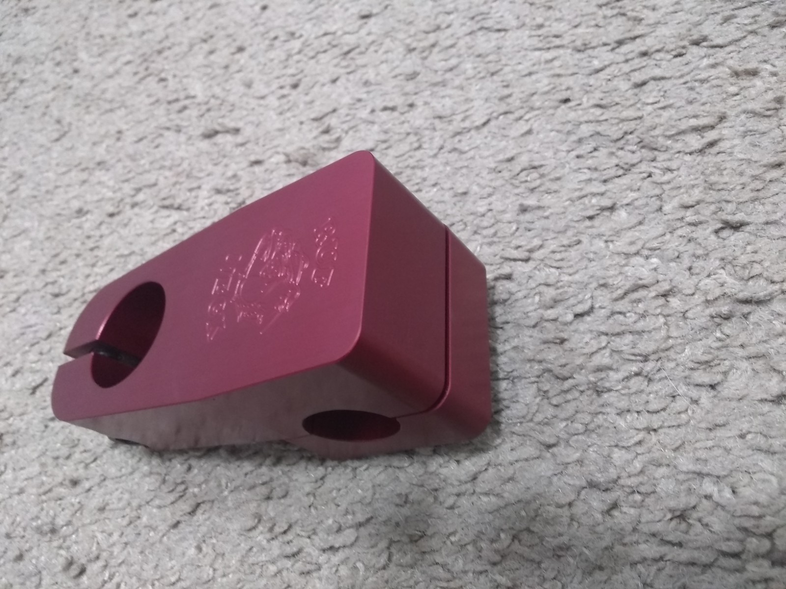 BMX stem ruf neck KNIGHT BIKE CO. RED SE bikes quadangle bullseye PK ripper mcs