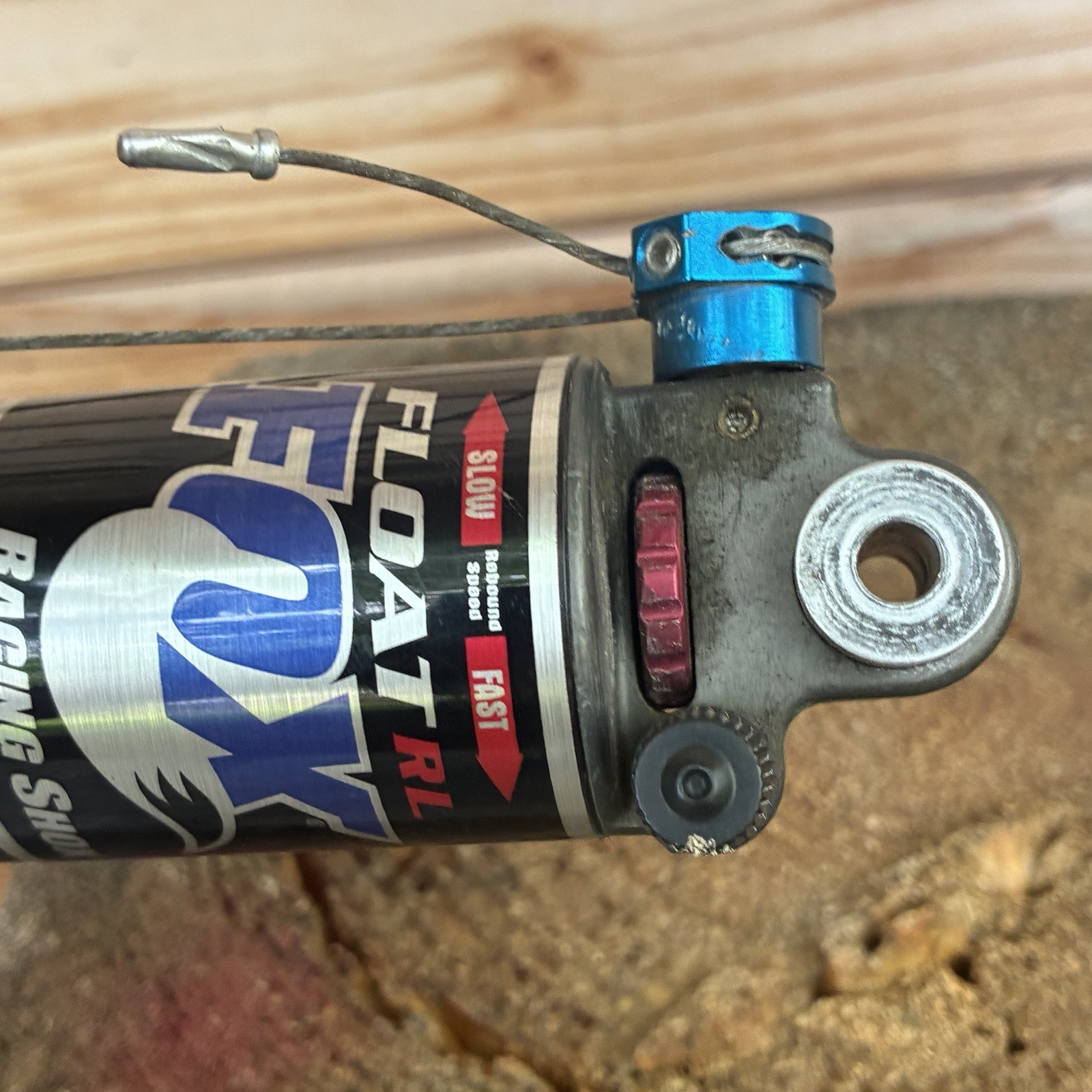 Fox Float RL Rear Shock 6.5” With Remote Lock Out lever Cable And Mounting Band