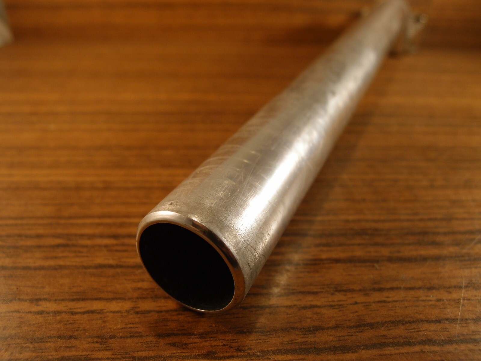 1997 MTB silver plain seatpost JD components 30.2 mm