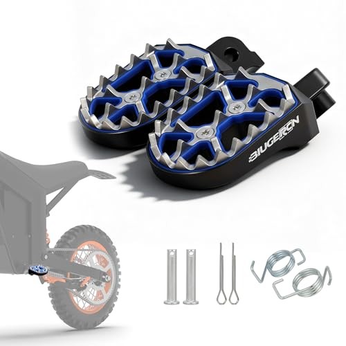 Foot Pegs for Tutti Soleil 01,Double-Deck CNC Stainless Steel Ebike Black