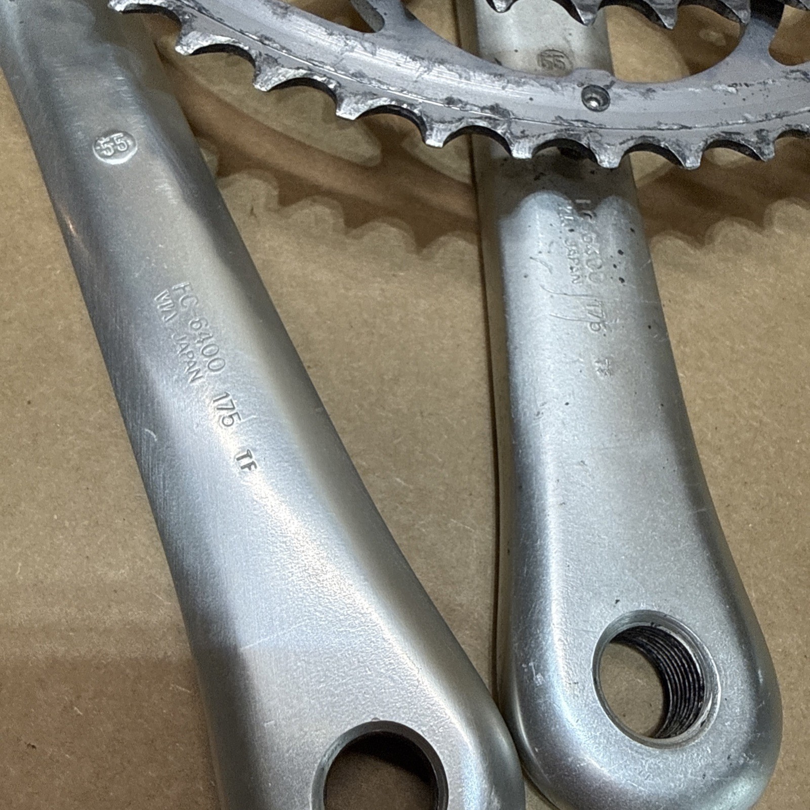 Shimano Ultegra 600 8 Speed 175 Road Crankset Cranks 53/39 bcc60