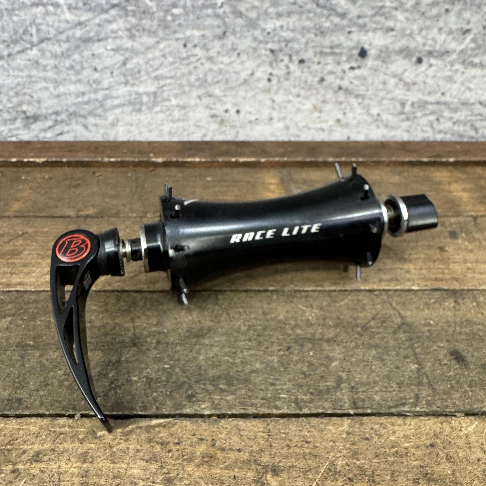 Bontrager Race Lite Front Hub 20H 20 Hole QR Black Straight Pull Road Bike Skewe