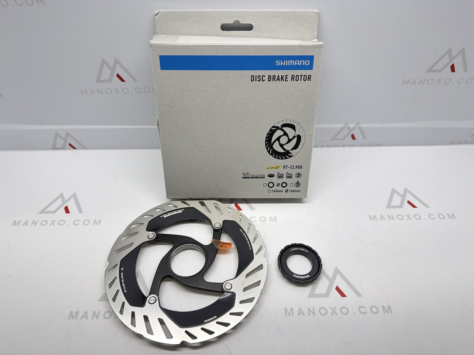 Shimano Rt-Cl900 Rotor – Centerlock Silver, 160Mm
