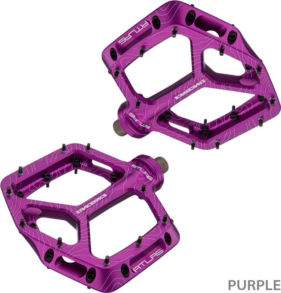 Race Face Atlas Platform Pedals 9/16″ Mountain Bike MTB Alloy Pedal 8 Colors