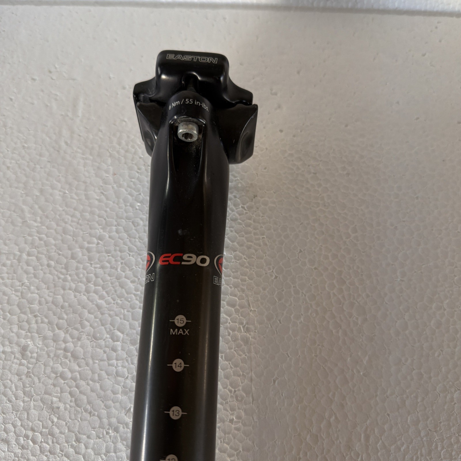 Easton EC90 Zero Seatpost 31.6mm Diameter and 400mm Length. Carbon Fiber