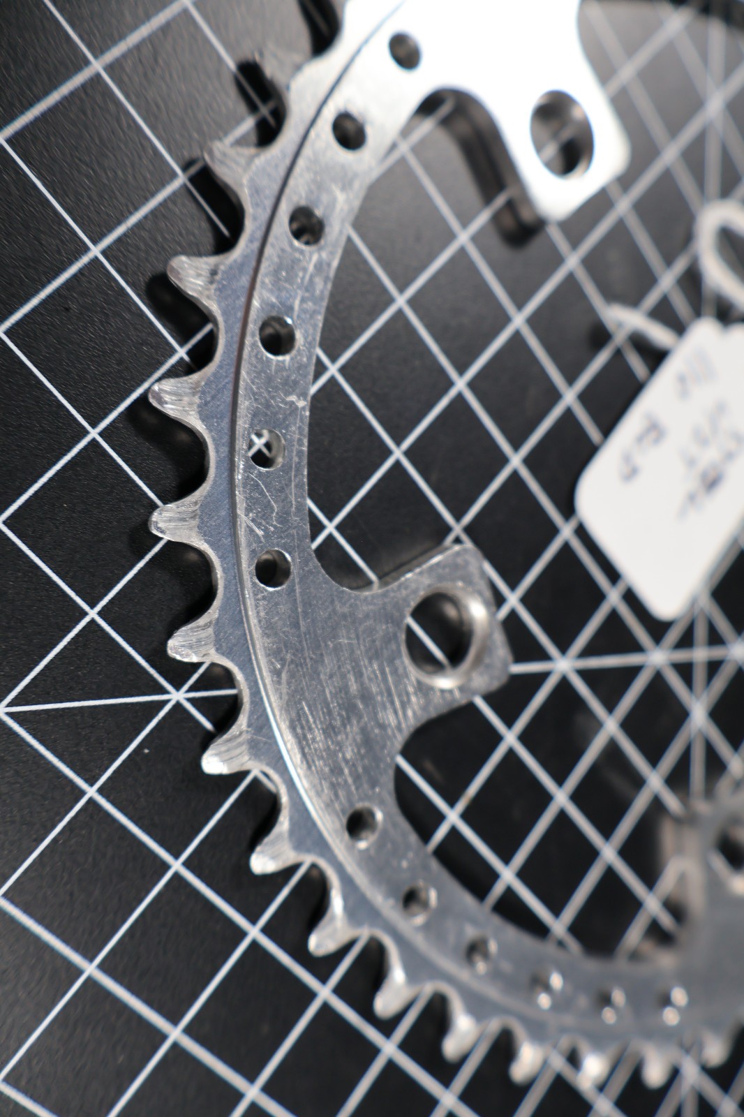 Unbranded Drillium Drilled Alloy Chainring | 110 BCD / 42T / VGC Vintage