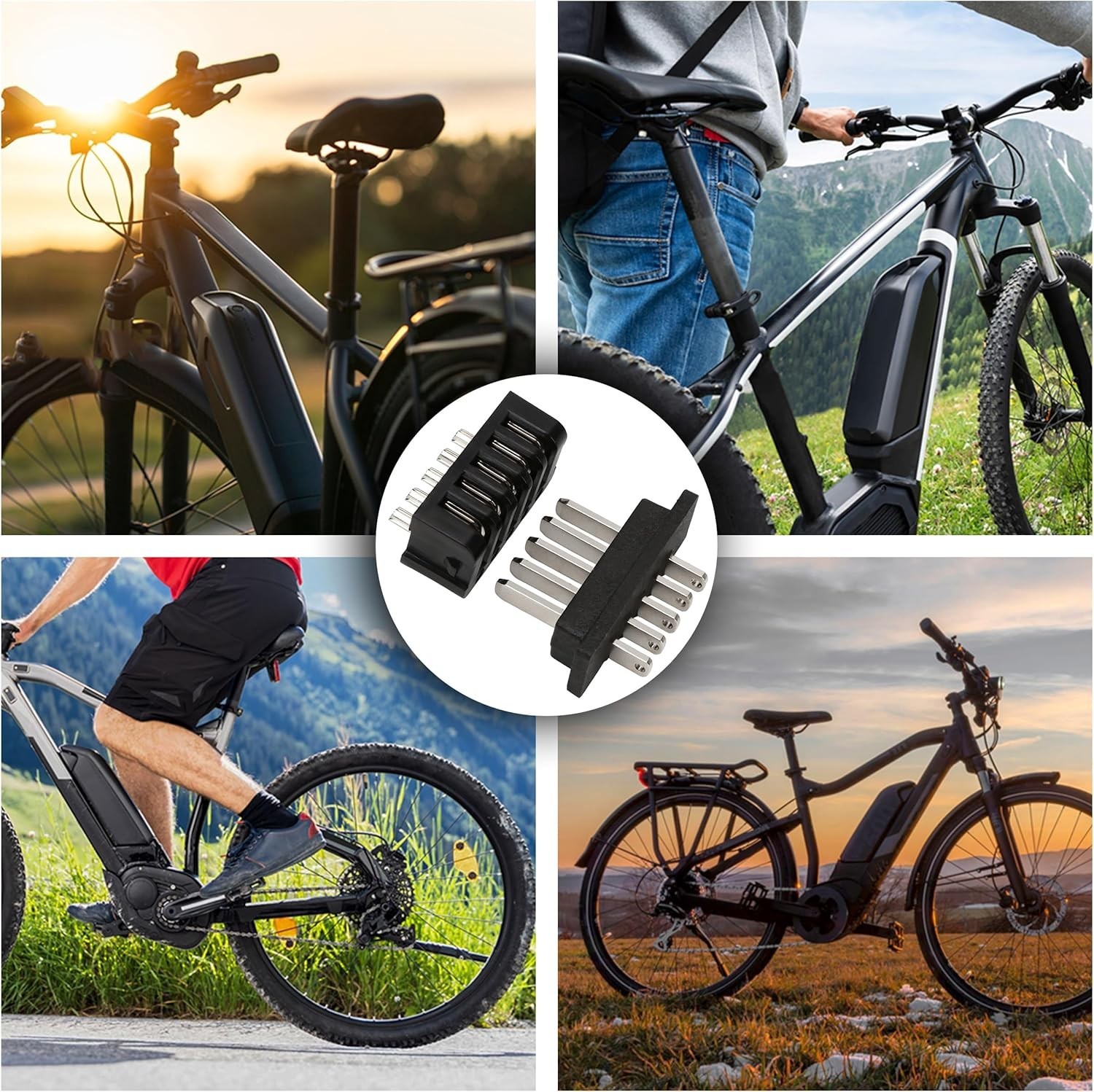 E-Bike Battery Power Discharge Connector – Compatible with Hailong 5 Pin Conn…