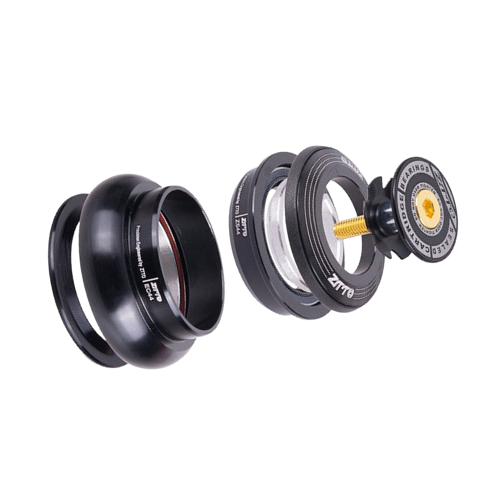 Bicycle Headset MTB 44mm ZS44 1 1/8″-1 1/2″ Straight Tube Frame to Tapered Fork