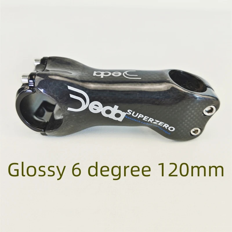 Full Carbon Fiber Mountain Road Bike Stem 31.8*60-120mm 6/17 Degrees Bike Parts