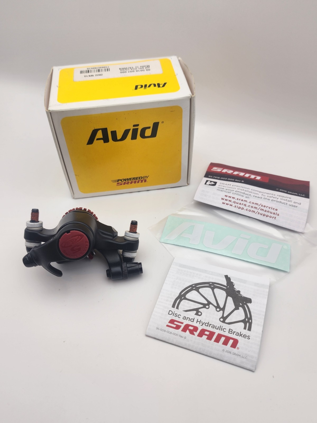 new Sram Avid BB5 MTB Cable Disc Brake Black, CPS, Rotor/Bracket Sold Separately