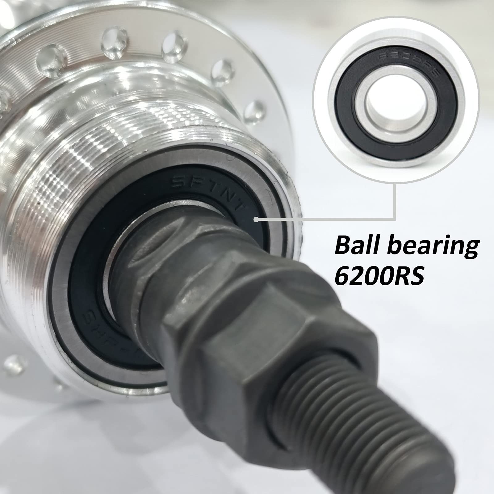 Bicycle Rear Hub 36 Hole, Double Thread, 135mm Width, Aluminum Alloy Bike Hub…