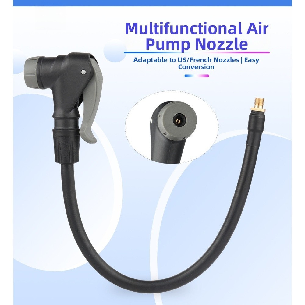 bike air pump extension hose 20cm 30cm 50cm for For PRESTA type valves