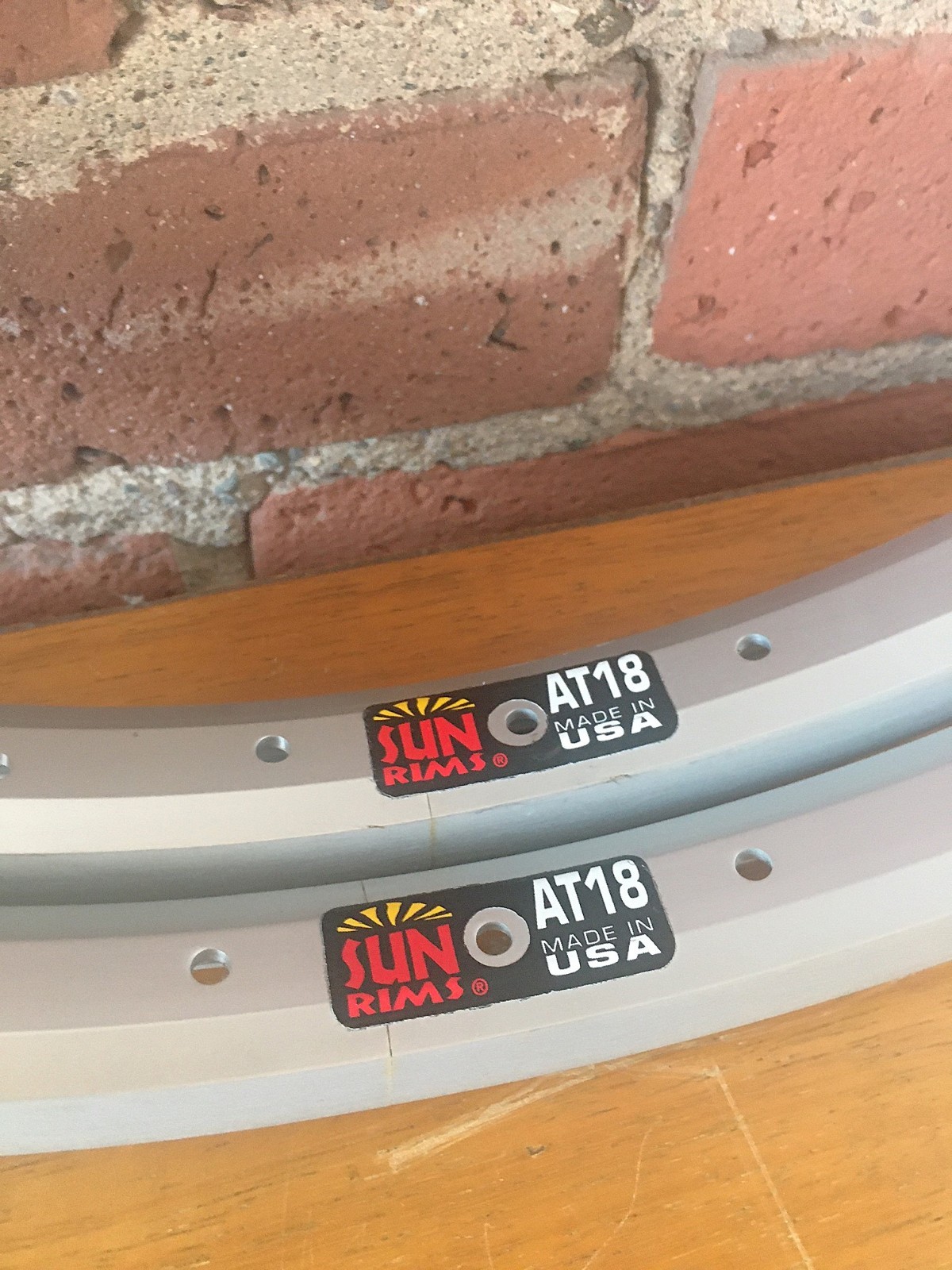 Sun AT-18 Bicycle Rims 16 x 1 3/8″ 349 32 Hole NOS New Made in the USA Brompton