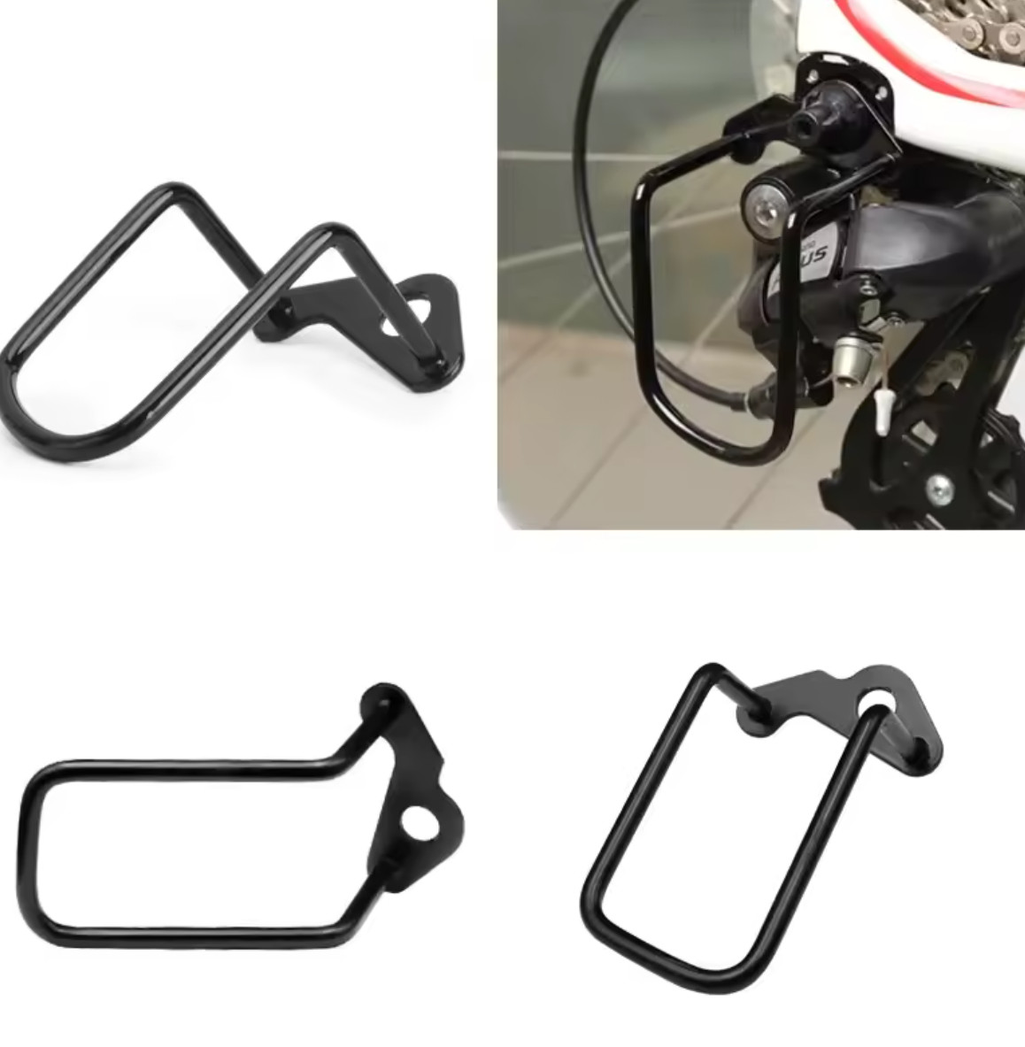 Adjustable Steel Bicycle Rear Gear Derailleur Chain Guard Protector Mountain