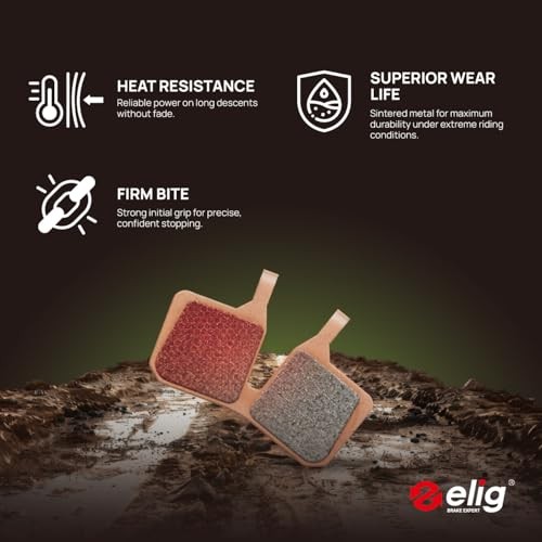 Bike Disc Brake Pads for Magura 4-Piston MT5, MT5 Pro, MT Copper (ER) 1 Pair