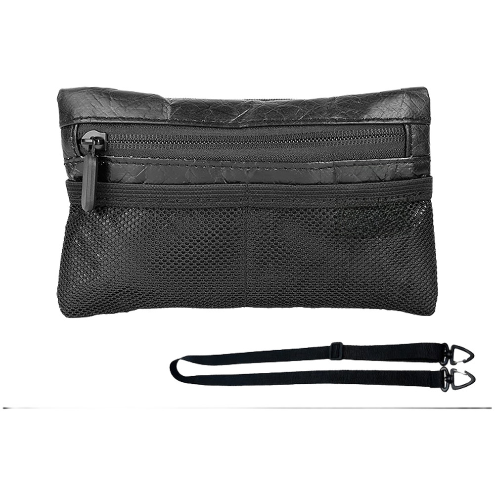 Waterproof Bike Handlebar Bag Nylon with Shoulder Strap and Secure Attachment