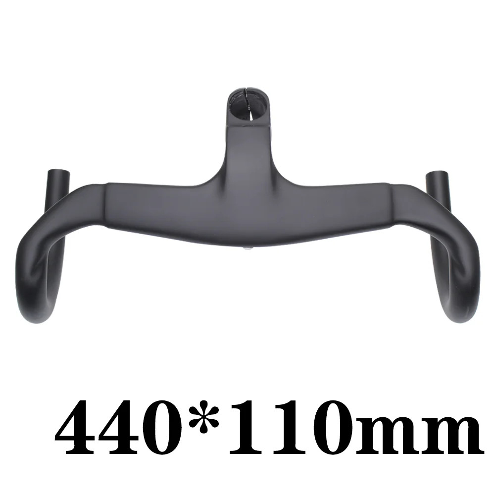 Carbon Road Bicycle Racing Integrated Handlebar 28 6mm Lightweight Bent Bar