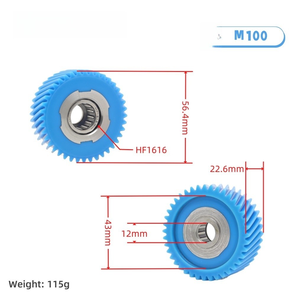 Replacement Nylon Gear Compatible comes with For ANANDA M100 Mid-Drive Motor E-B