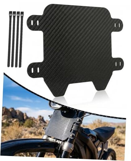 NACORE Real Carbon Fiber DH Number Plate for Tutti Soleil01, Sur Ron License